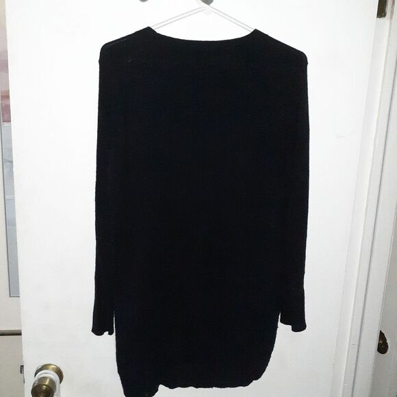 J. Crew Black Crew Neck Sweater tunic top j.crew factory - Picture 11 of 11